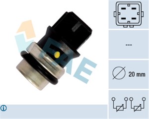 Sensor, kjølemiddeltemperatur, FORD,SEAT,SKODA,VW, 1331294, 1669948, 30637335, 30731865, 357 919 501 A, 6U0 919 501 B, 8642368, 95VW-108