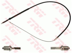 Kabel, parkeringsbremse, Bak, Høyre, Venstre, AUDI TT, TT Roadster, 8N0 609 721 B, 8N0 609 721 C