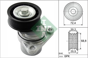 Spennarm, kilerem med ribber, FORD FIESTA V, MAVERICK, MAZDA 3, 3 Sedan, 6 Hatchback, 6 Sedan, 6 Station Wagon, MPV II, MX-5 III, 130287