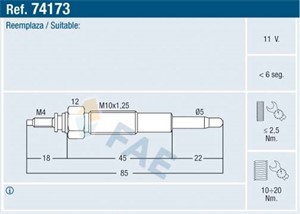 Glødeplugg, FORD,KIA,MAZDA,SUZUKI, 09900-RF001, 0K054-18140, 0K710-18140 A, 0K710-18140, 0K71E-18140 A, 0K75A-18140, 0K75B-18140, 11065-
