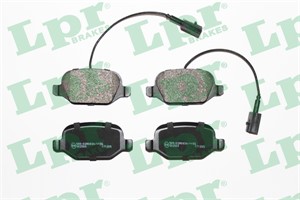 Bremseklosser sett, Bakaksel, ALFA ROMEO MITO, 71770108, 77365752, 77365858