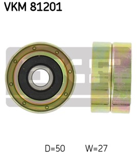 Styrerulle-kilerem tannrem, TOYOTA, 13503-10011, 13503-10021