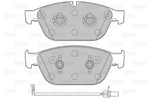 Bremseklosser sett, Framaksel, AUDI A8 D4, A8 D5, Q5, 4H0698151E, 4H0698151H, 8R0698151F, 8R0698151R