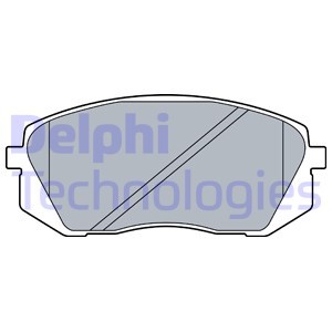 Bremseklosser sett, Framaksel, HYUNDAI,KIA, 581012YA00, 581012YA50, 581013ZA10, 581013ZA16, 581013ZA70, 581013ZA76, 581014WA10, 58101A8A