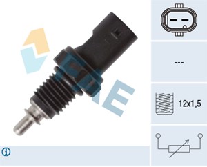 Sensor, kjølemiddeltemperatur, Brennstoffledning, Sylinderhode, AUDI,PORSCHE,SEAT,SKODA,VW, 000 993 11 76 S1, 000 993 11 76, 03l 919 824