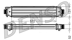 Ladeluftkjøler, FIAT DOBLO Buss, DOBLO Cargo, 51833975
