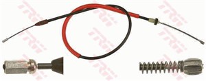 Kabel, parkeringsbremse, Bak, Bakre venstre, Venstre, RENAULT CLIO I, CLIO II, CLIO Skåp/halvkombi II, THALIA I, 4834 78, 77 00 426 006