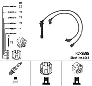 Tennledningssett, SUZUKI VITARA, VITARA Cabrio, 33705-83020