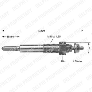 Glødeplugg, ISUZU,OPEL, 1214042, 1214085, 1214310, 8-94481972-0, 93183738, 94387612, 94481972