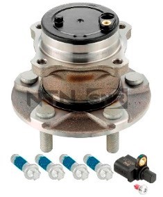 Hjullagersett, Bakaksel, FORD C-MAX, FOCUS II, FOCUS Cabriolet II, FOCUS C-MAX, FOCUS Sedan II, FOCUS Turnier II, 1223637, 1230942, 1257