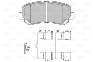 Bremseklosser sett, Framaksel, MAZDA CX-5, K0Y13328Z, K0Y1-33-28Z, K0Y13328ZA, K0Y1-33-28ZA, KDY93328Z, KDY9-33-28Z, KDY93328Z9C, KDY9-3