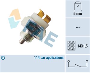 Bryter, ryggelys, PEUGEOT,SUZUKI,TALBOT, 079 109 507 C, 079 109 507 G, 2257.12, 37610-80042, 79 10 002 503, 79 109 507 C, 79 109 507 G