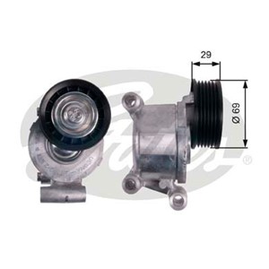 Strammerull, kilerem med ribber, FORD,VOLVO, 1251661, 1315781, 30684344, 31251845, 3M5Q6A228AB, 3M5Q6A228AC, 3M5Q6A228AD, 5M5Q6A228AA