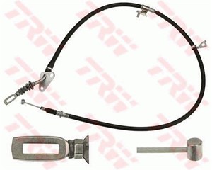 Kabel, parkeringsbremse, Bak, Høyre, MAZDA 323 C IV, 323 S IV, MX-3, B467-44-410C, B467-44-410D, B467-44-410E