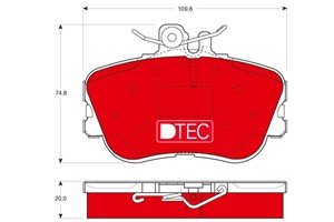 Bremseklosser sett, Framaksel, MERCEDES-BENZ C-KLASS [W202], C-KLASS T-Model [S202], 002 420 21 20, 002 420 22 20, 002420212005, 0024202