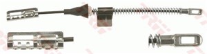 Kabel, parkeringsbremse, Bak, Bakre venstre, Høyre bak, Høyre, Venstre, OPEL,VAUXHALL, 5 22 151, 5 22 152, 5 22 417, 90575127, 93170227,