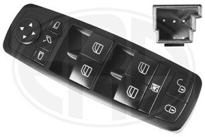 Bryter, vindusløfter, Foran venstre, MERCEDES-BENZ A-KLASS [W169], B-KLASS Sports Tourer [W245], 169 820 67 10, A 169 820 67 10