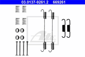 Tilbehørsett, bremsesko, Bakaksel, FIAT DOBLO Minibus, minivan, DOBLO Skåp/stor limousine, STRADA Pick-up, 7082146, 98845050