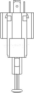 Bremselysbryter, OPEL VECTRA B, VECTRA B Halvkombi, VECTRA B Kombi, 12 39 448, 9175172