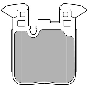Bremseklosser sett, Bakaksel, BMW, 3421 2284 989, 3421 6855 474, 3421 6876 422, 3421 6887 576, 3421 8099 354, 34212284989, 34212464314,