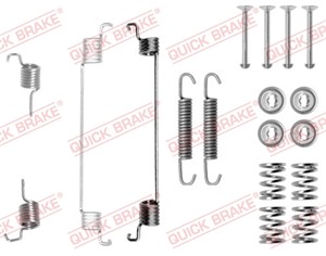 Tilbehørsett, bremsesko, Bakaksel, DACIA,FIAT,FORD,LANCIA,PEUGEOT,RENAULT,VW