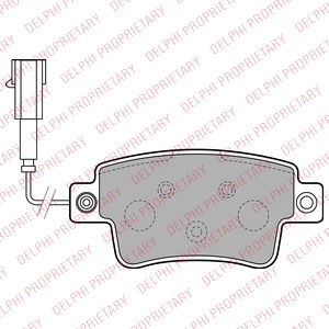 Bremseklosser sett, Bakaksel, ABARTH PUNTO, PUNTO EVO, FIAT PUNTO, PUNTO EVO, PUNTO Skåp/halvkombi, 77365464, 77365886