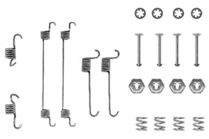 Tilbehørsett, bremsesko, Bakaksel, CITROËN,PEUGEOT, 4308 40, 95 619 516