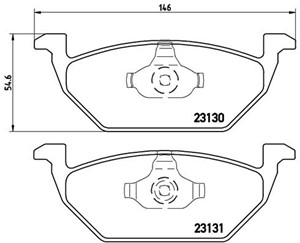 Bremseklosser sett, Framaksel, AUDI,SEAT,SKODA,VW, 180698151, 180698151A, 180698151B, 1J0615115, 1J0698151, 1J0698151A, 1J0698151B, 1J06