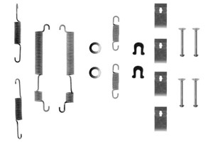 Tilbehørsett, bremsesko, Bakaksel, HONDA CIVIC Hatchback III, CIVIC Hatchback IV, CIVIC Sedan III, CIVIC Sedan IV, CRX I