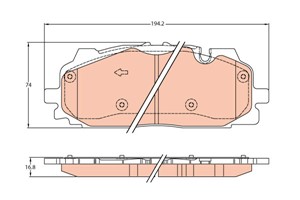 Bremseklosser sett, Framaksel, AUDI Q7, Q7 Van, 4M0 698 151 AA