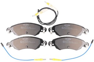 Bremseklosser sett, Framaksel, CITROËN C5 I, C5 II, 425214, 425287