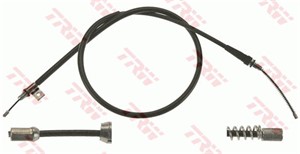 Kabel, parkeringsbremse, Bak, Høyre bak, Høyre, NISSAN MICRA III, MICRA C+C III, 36530-AX600, 36530-AX601, 36530-AX60A