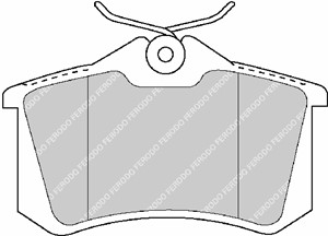 Bremseklosser sett, Bakaksel, AUDI,FORD,RENAULT,SEAT,SKODA,VW, 1027640, 1115107, 1205557, 1343514, 1345340, 1E0698451D, 1E0698451G, 1H06