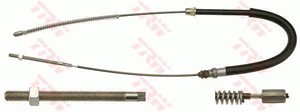 Kabel, parkeringsbremse, Bak, Bakre venstre, Venstre, PEUGEOT 405 I, 405 II, 405 Break I, 405 Break II, 4745 73