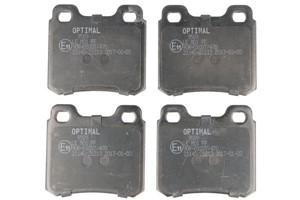Bremseklosser sett, Bakaksel, OPEL,SAAB, 1605693, 1605728, 1605729, 1605877, 1605879, 90278133, 90297537, 90485136, 93225005