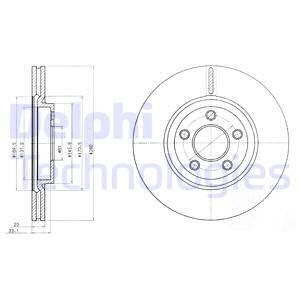 Bremseskive, Framaksel, CHRYSLER PT CRUISER, PT CRUISER Cabriolet, PT CRUISER Combi Van, 04509994AA, 04509994AB, 04509994AD, 4509994, 45