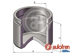 Stempel, bremseklave, Framaksel, ALFA ROMEO,AUDI,BMW,CITROËN,FORD,JAGUAR,OPEL,PEUGEOT,RENAULT,SAAB,VOLVO,VW