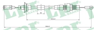 Gasskabel, FIAT DUCATO Buss, DUCATO Flak/chassi, DUCATO Skåp, 1305134080