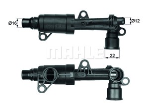 Termostat,oljekjøling, BMW 5 [E39], 5 Touring [E39], 7 [E38], 1437772, 1721 1 437 772