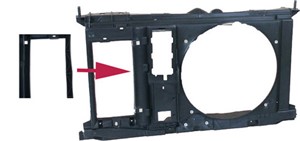 Front kledning, PEUGEOT 307, 307 Break, 307 CC, 307 SW, 7104 K9, 7104 S0
