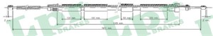 Kabel, parkeringsbremse, Bak, Venstre, PEUGEOT 306, 306 Halvkombi, 306 Skåp / kombi, 474597