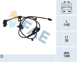 Sensor, hjulturtall, Framaksel høyre, HYUNDAI ELANTRA III, ELANTRA Sedan III, KIA CERATO Halvkombi I, CERATO Sedan I, 95670 2D150, 95670