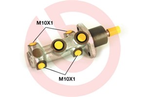 Hovedbremsesylinder, FIAT PANDA, PANDA Skåp/halvkombi, 77362514