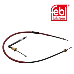Kabel, parkeringsbremse, Bakre venstre, RENAULT CLIO III, CLIO Grandtour III, CLIO Skåp/halvkombi III, MODUS / GRAND MODUS, 82 00 270 18