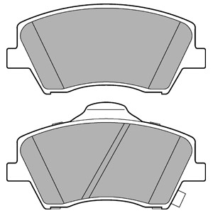 Bremseklosser sett, Framaksel, HYUNDAI ELANTRA Sedan VI, IONIQ, KIA NIRO, 58101F2A00, 58101-F2A00, 58101F3A00, 58101-F3A00, 58101G2A10,