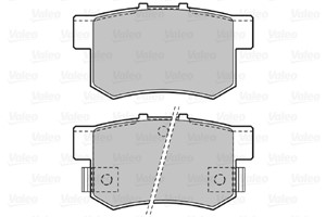 Bremseklosser sett, Bakaksel, Framaksel, ACURA,FIAT,HONDA,MG,SUZUKI, 06430-S2A000, 06430-S2AE50, 06430-S5A-E50, 06430-S5AJ00, 43022S2A00