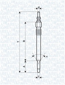 Glødeplugg, CHRYSLER VOYAGER IV, JEEP CHEROKEE, 05066 840AA, 05066840AA, 5066 840AA, 5142577AA, K05066840AA