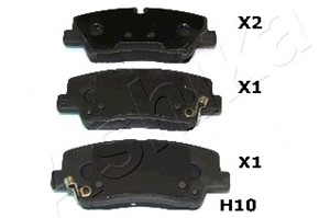 Bremseklosser sett, Bakaksel, HYUNDAI H350 Buss, H350 Flak/chassi, H350 Skåp, 5830159A00
