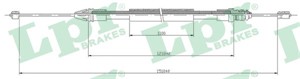 Kabel, parkeringsbremse, Bak, Høyre, Venstre, RENAULT MEGANE I, MEGANE Classic I, 7700834653