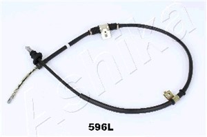 Kabel, parkeringsbremse, Bakre venstre, MITSUBISHI LANCER Halvkombi IV, MB520382